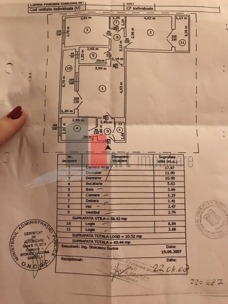 Trei camere Bd. Obregia - Turnu Magurele